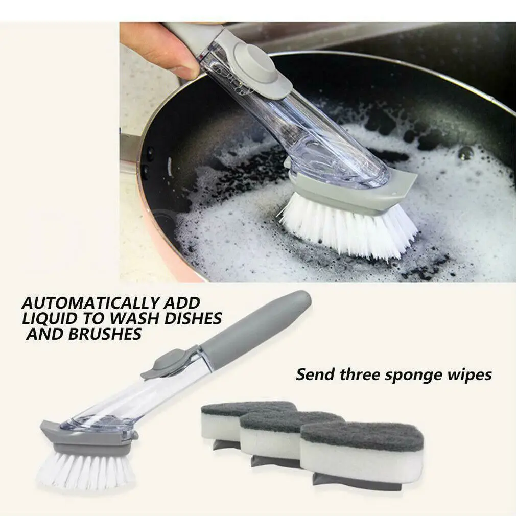 

Kitchen Cleaning Brush Electric Scrubber Scrub Dish Tile Grout Cleaner Dish Bowl Washing Household Cleaning Tools