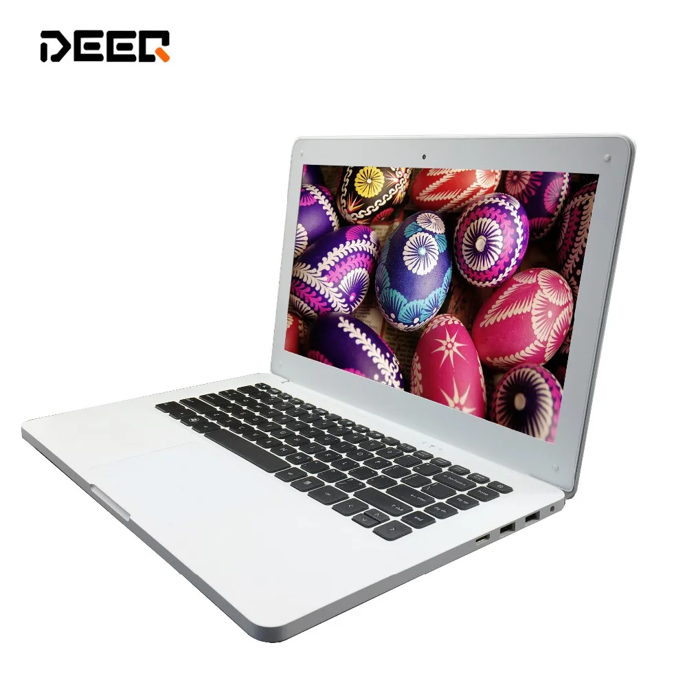 En Ligne 2017 Portail PC windows système 10 13.3 pouce Blanc ordinateur portable 4g ram 500 gb HDD construit en caméra envoyer souris