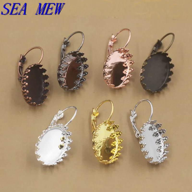 100PCS solo agujero largo Pendientes de Cobre de Joyería Colgante de Artículo Accesorio 30mm