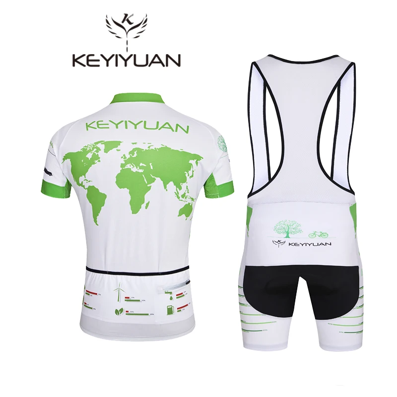 2017 keyiyuan Для мужчин Майки спортивные Наборы для ухода за кожей Ropa Ciclismo цикл велосипед Майки Костюмы Велосипедный Спорт Спортивная