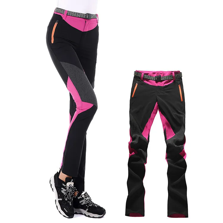 

Outdoor Summer Mountaineering Camping Trousers Female Slim Elastic Body-building and Air-breathable Quick-drying Trousers