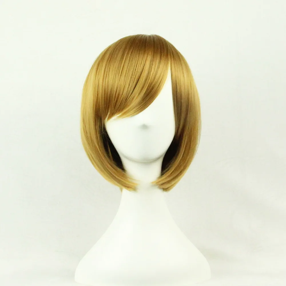 New Coming Cheap Short Bob Wigs For Women Synthetic Hair Dark Blue Red Grey Blonde Green Black Wig Cosplay For Costume Party