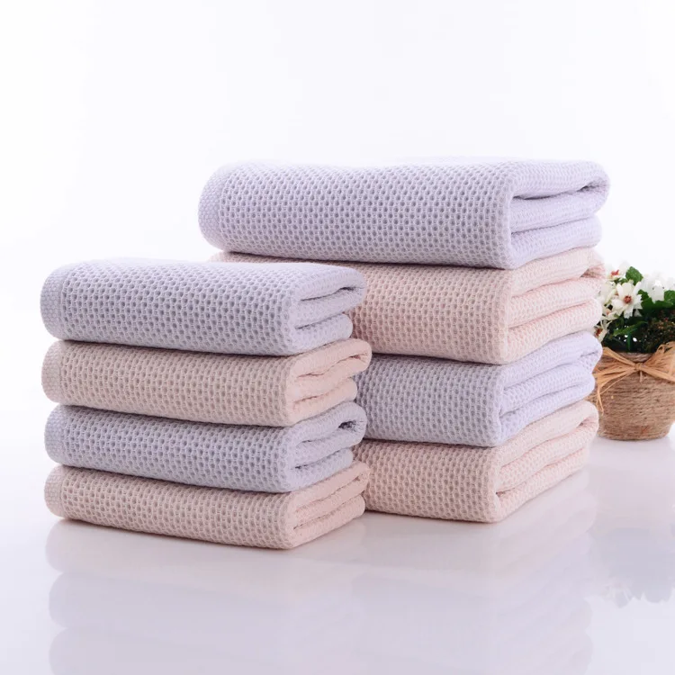 waffle bath towel