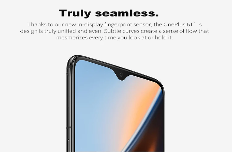 Мобильный телефон с глобальной версией Oneplus 6 T, 8 ГБ ОЗУ, 128 Восьмиядерный процессор Snapdragon 845, 6,41 дюйма, двойная камера, экран мобильного телефона
