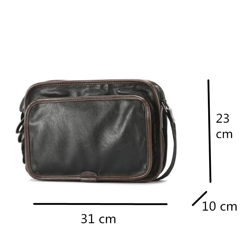 Высокое качество Сумки через плечо для Для мужчин Винтаж Бизнес Сумки на плечо для Для мужчин сумка бренды искусственная кожа Дорожные сумки