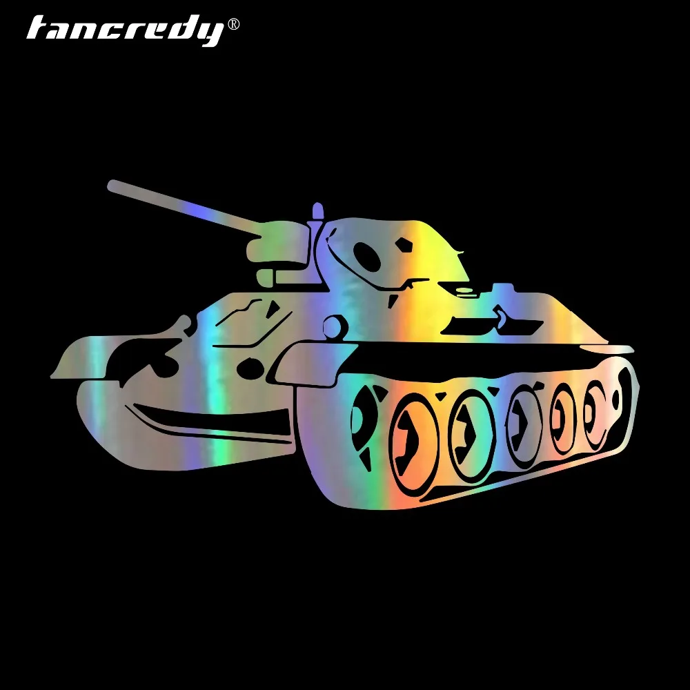 Tancredy 25cm*13cm Tanks Car Sticker Vinyl For Car Body Window Car