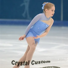 Фигурное катание на льду платье для детей Модное Новое Брендовое платье для фигурного катания для соревнований DR3537