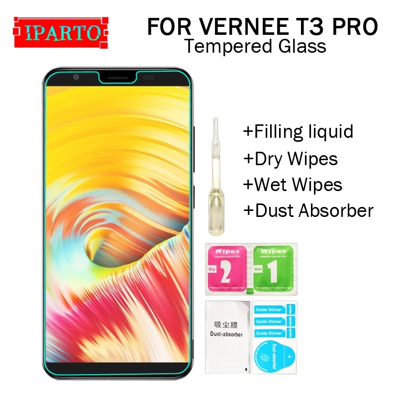 VERNEE T3 PRO закаленное стекло 100% новое хорошее качество премиум 9H защитная пленка