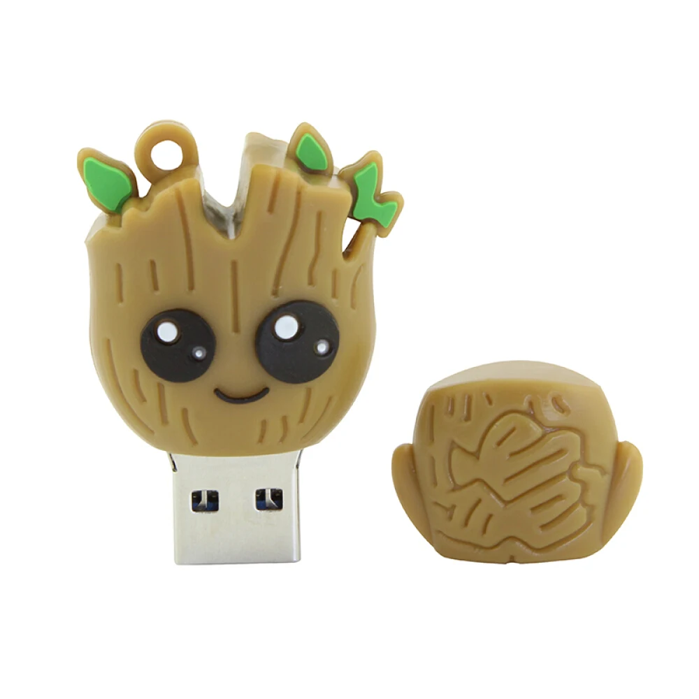 Usb флеш накопитель мультяшная палка groot ручка 4 ГБ 8 16 32 Флешка лучший креативный