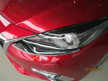 Авто Передняя крышка света, лампы Накладка для mazda 3 2014 Седан, abs хром, авто accessories.2pcs