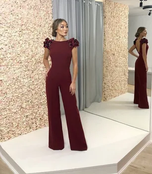 

Halinfer 2018 New autumn women jumpsuits sexy bodycon Appliques BackO-neck bandage elegant celebrity party jumpsuit vestidos