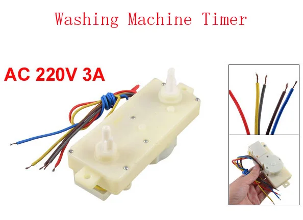 

Washing Machine Washer Spare Parts 5 Wire Timer Controller AC 220V 3A 2pcs