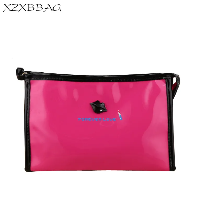 XZXBBAG Cute Lipsticks Girl Cosmetic Bag Women Zipper Pouch Travel