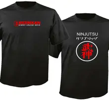 2019 camiseta de manga curta de ninjutsu bujinkan dojo unisex
