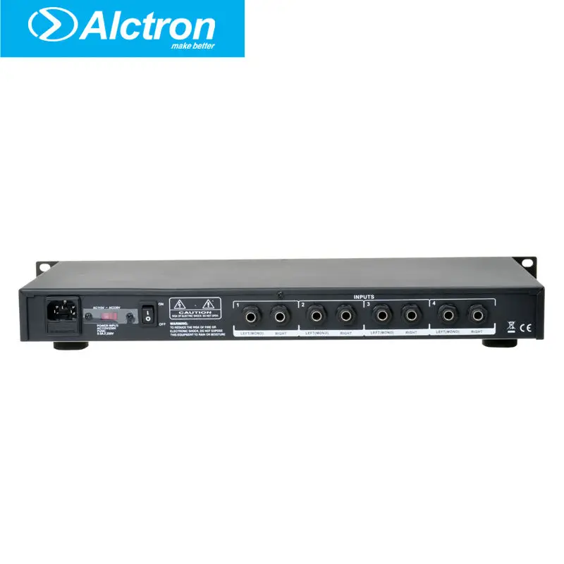 Alctron H4 Профессиональный высокомощный 4 канальный усилитель для наушников система