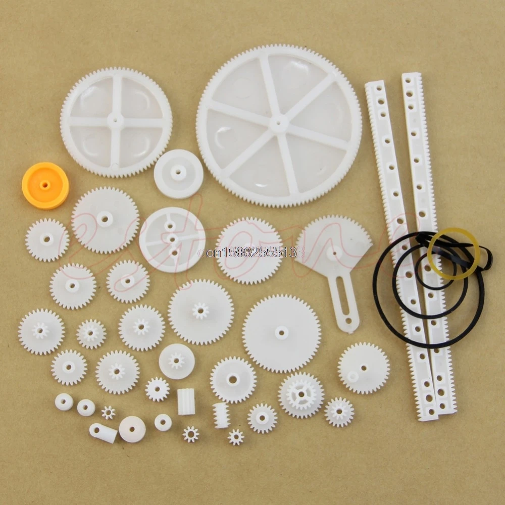 

34 kinds of Plastic gear rack pulley belt Worm gear Single double gear teeth new