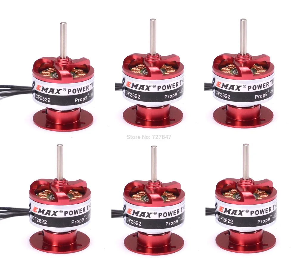 CF2822 2822 1200KV безщеточный Вт/Опора Saver для RC Мультикоптер самолета RC Самолеты Quadcopter - Цвет: 6PCS CF2822