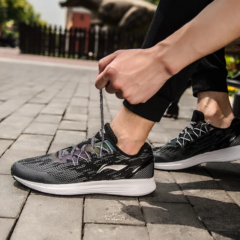 Li-Ning Men's 2017 Speed Star Cushion Running Shoes Breathable Textile Sneakers Light LiNing Sport Shoes ARHM063 XYP467