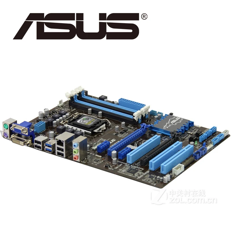 Asus P8B75-V настольная материнская плата B75 Socket LGA 1155 i3 i5 i7 DDR3 32G uATX UEFI биос оригинальная б/у материнская плата в продаже