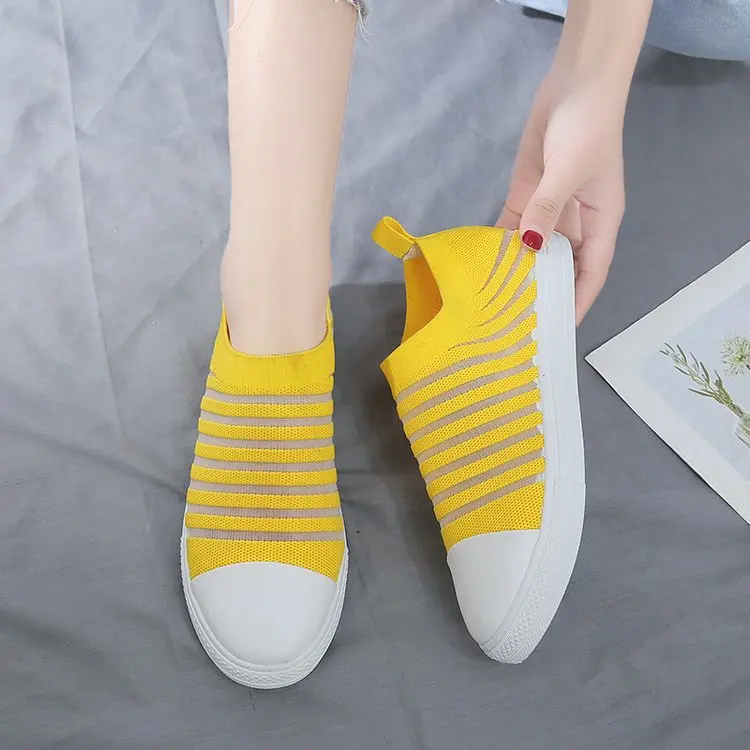 Женская Вулканизированная обувь; средние кроссовки; желтый цвет; Прогулочные кроссовки; zapatos de mujer; обувь для бега; женские кроссовки