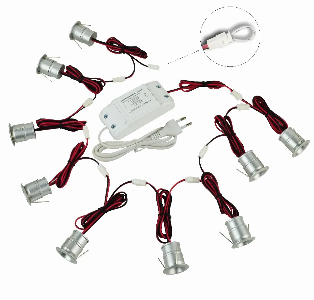 Conduziu a Lâmpada do Teto Lote Dimmable Levou Recesso Downlight Cob 1 w Focos Escurecimento 110 v 220 ac Frete Grátis 9 Pçs - 5 High Quality Luzes e Iluminação