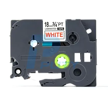 

1PCS PUTY 18mm Red on White TZe-242 tz242 TZ-242 label tapes compatible for PT300 350 520 750 P700 D600 P-Touch label printers