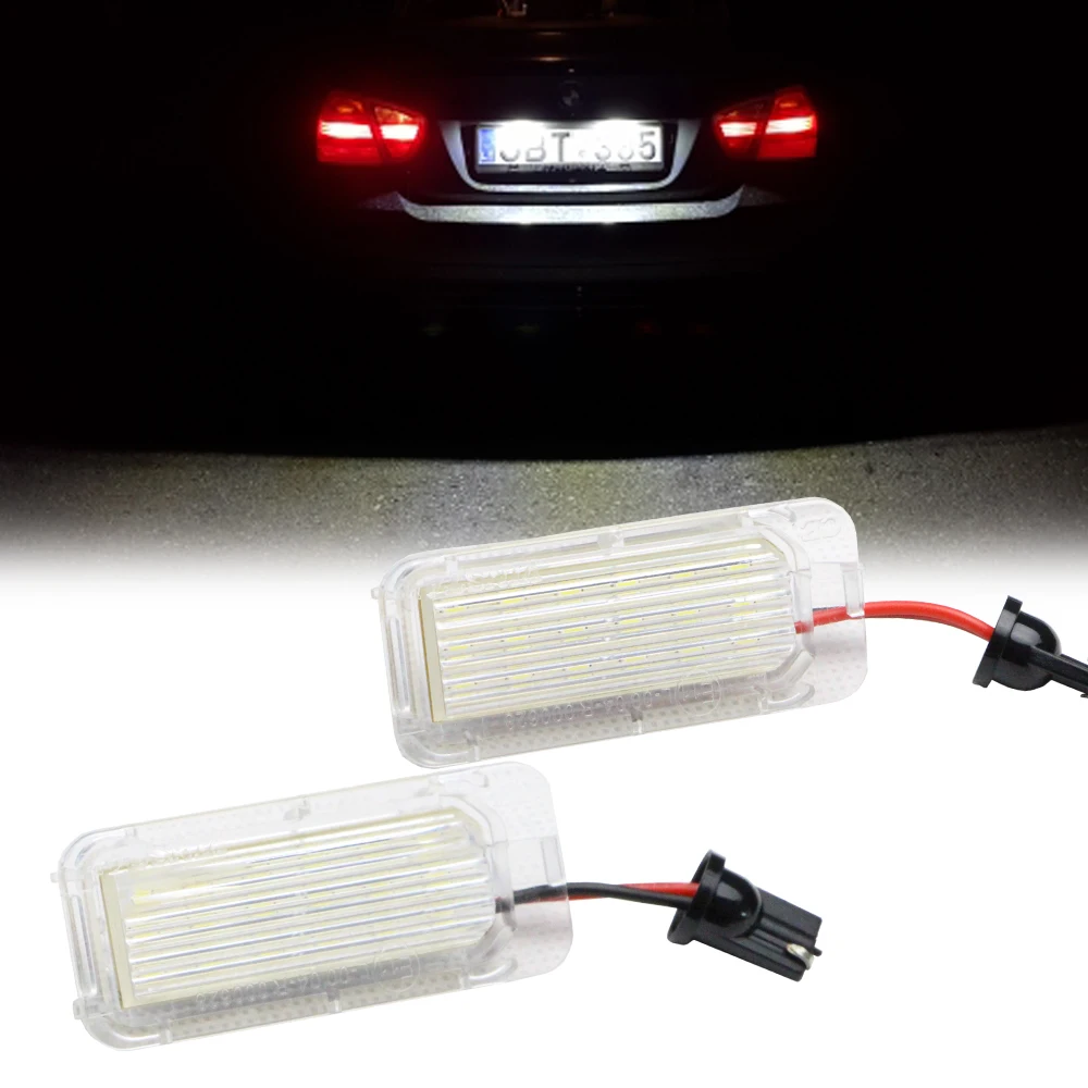 LED number plate light replacement WATERPROOF Auto LED License Light for FORD FOCUS 5D 12V 6000K