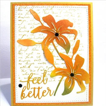 

Word get well soon&feel better Metal Cutting Dies Stencils DIY Scrapbooking Album Paper Cards Craft Decor Embossing New