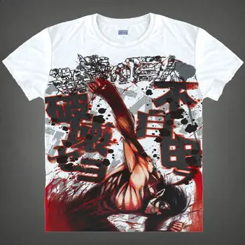 

Shingeki no Kyojin T-Shirt Eren Yeager Shirt Fashion printed t-shirts Anime Collection summer t-shirts Japanese Anime shirts a