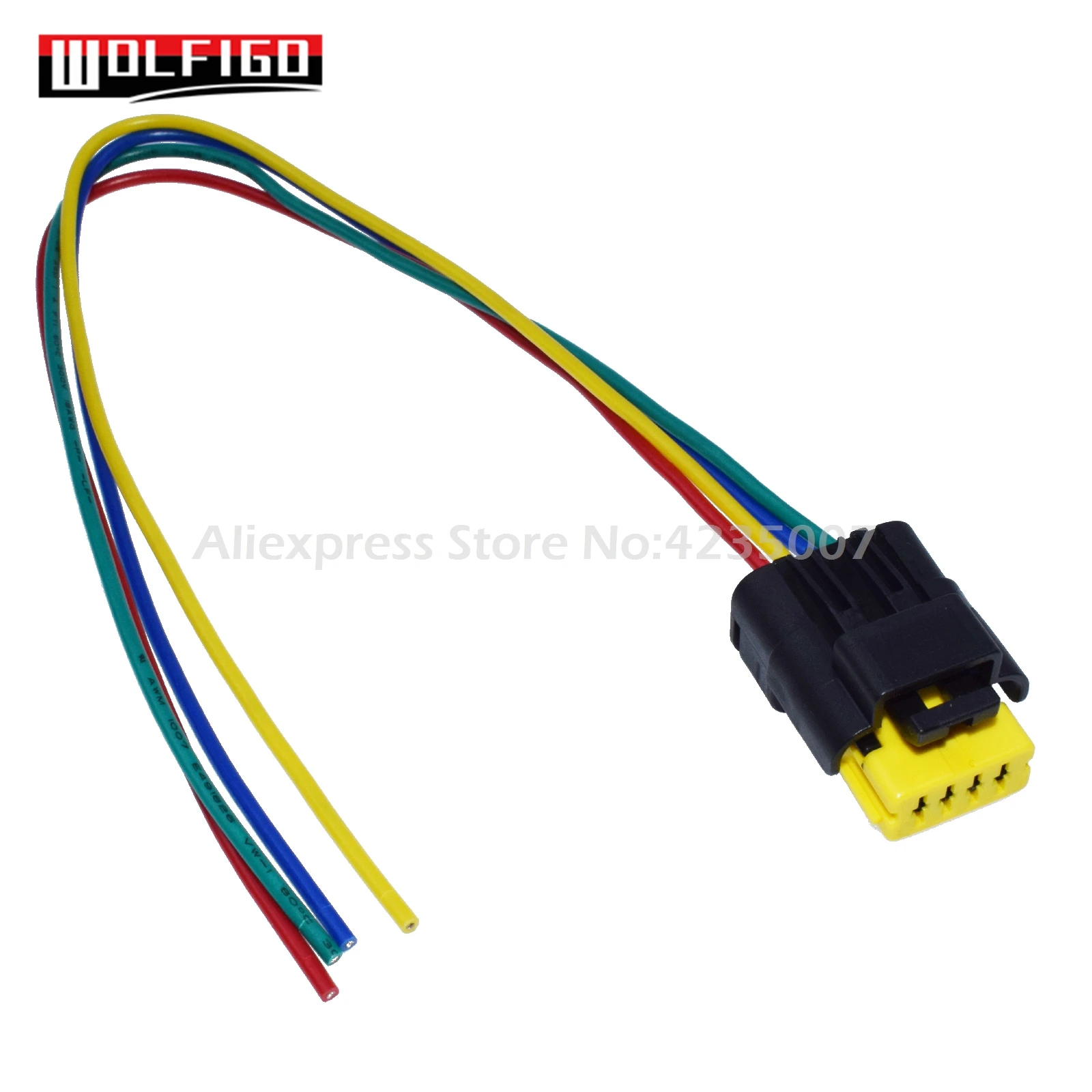 WOLFIGO New Fuel Pump Cable Wire Wiring Harness Plug 4 Pin For Renault MASTER III OPEL 8201348602,172025557R,241105468R