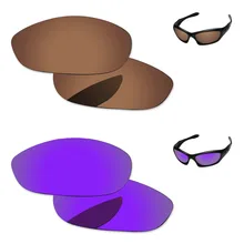 Плазменный фиолетовый и медный коричневый 2 пары Поляризованные Сменные линзы для монстров очки для собак рамка UVA и UVB Защита