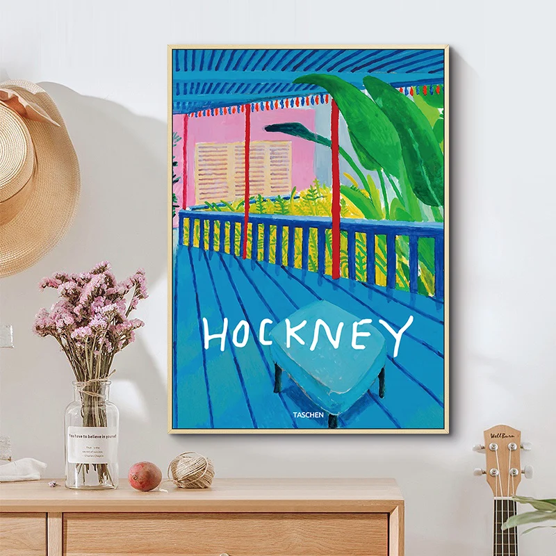 

Nordic Hand-painted Landscape Flowers Canvas Prints Posters Wall art Pictures for Living Room Modern literary style Home Decor