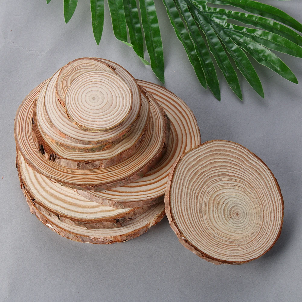 

1PC Natural Round Wood Coasters DIY Wooden Home Decoration Cup Pad Tea Coffee Mug Drinks Holder Table Mat Home Decor