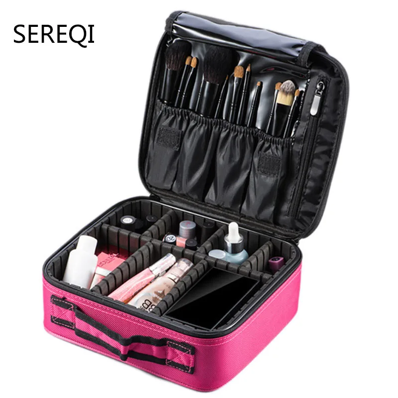 

2019 Outdoor Professional Cosmetics Cosmetic Bag Storage Bag Female Travel Cosmetic Case Large Capacity Cosmetic Suitcase Makeup