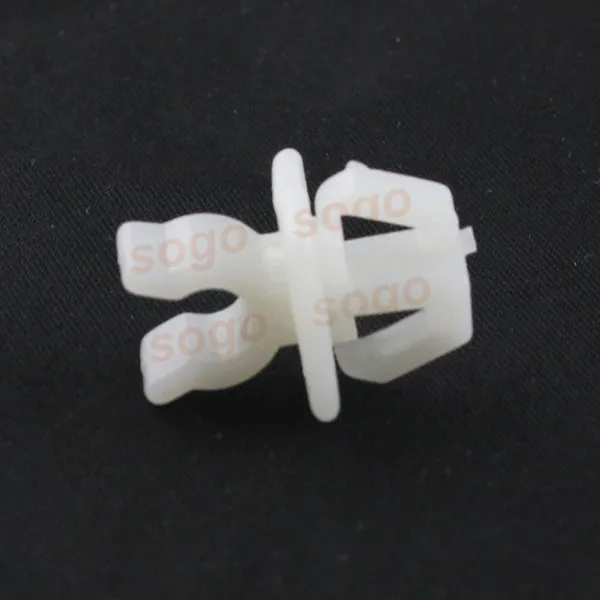 White Nylon Car Hood Prop Rod Holder Retainer rod stay gripper