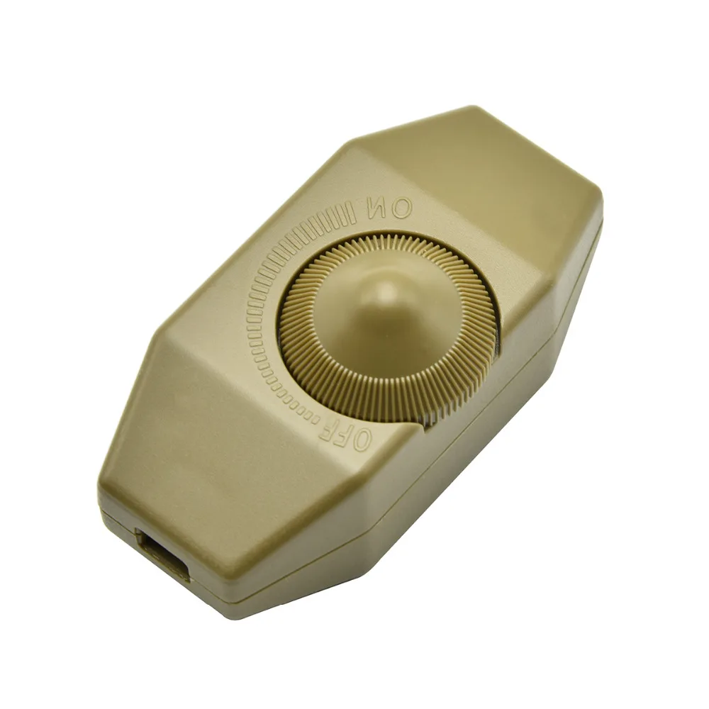 4PCS Lamp Dimmer Switch 220V 2A Bronze Table Lamp Floor Light Knob