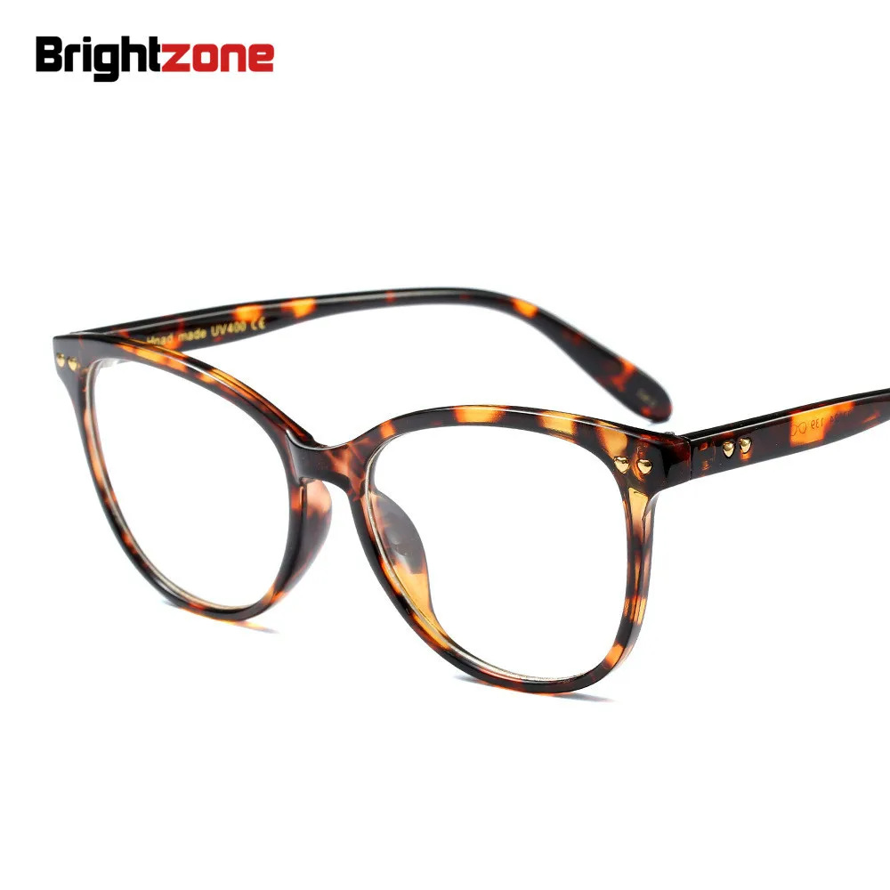 Brightzone Винтаж и Ретро корейский стиль Европейский Большой размер мужчины и женщины круглое лицо близорукость Rx простые очки оправа очки