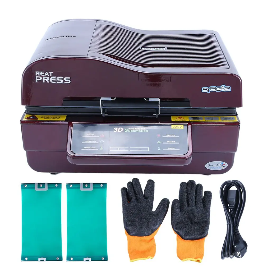 Multi function 3D Sublimation Vacuum Heat Press Machine Heat Transfer