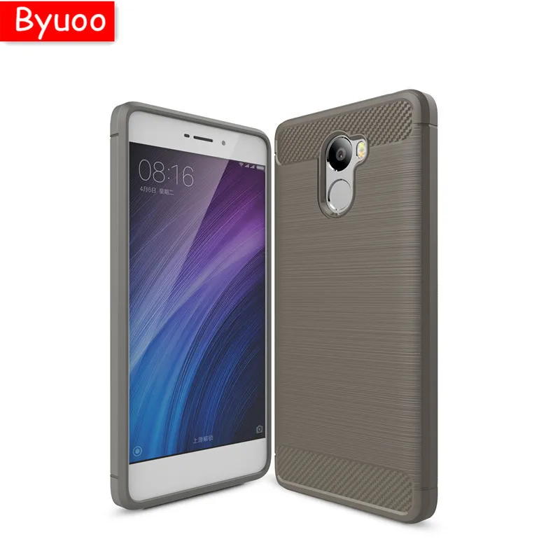 buy for xiaomi redmi 4 4x 6A 6 pro 5 5A case Slim Silicone Carbon Fiber Protective Defender phone Case Cover for xiaomi mi 8 se 6x 5