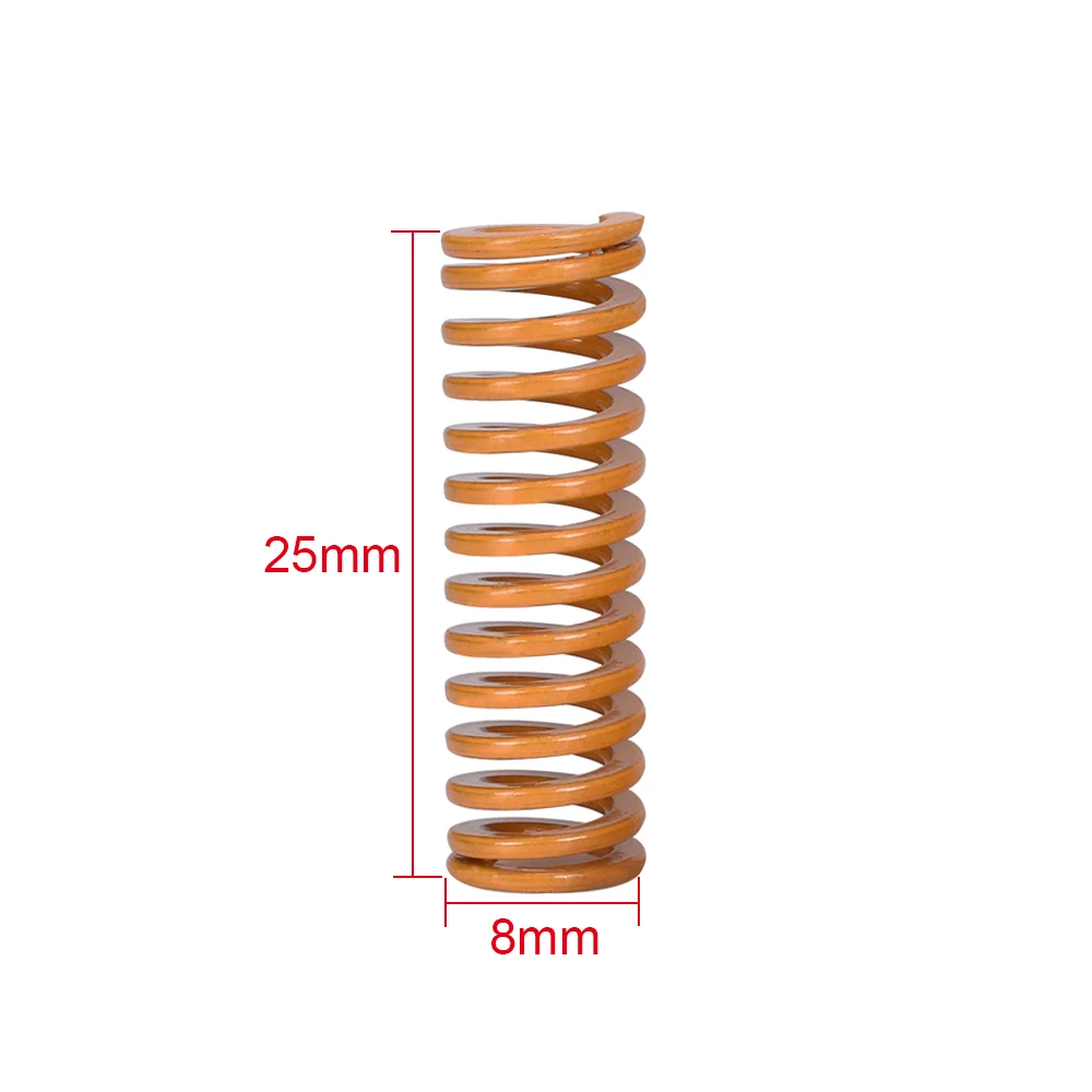 3D طابعة أجزاء الربيع ساخنة السرير 8*25 ملليمتر الساخن لوحة CR10 تعديل اكسسوارات Reprap المستوردة ل CR-10 CR-10S MK2B MK2A 3D طابعة أجزاء الربيع ساخنة السرير 8*25 ملليمتر الساخن لوحة CR10 تعديل اكسسوارات Reprap المستوردة ل CR-10 CR-10S MK2B MK2A