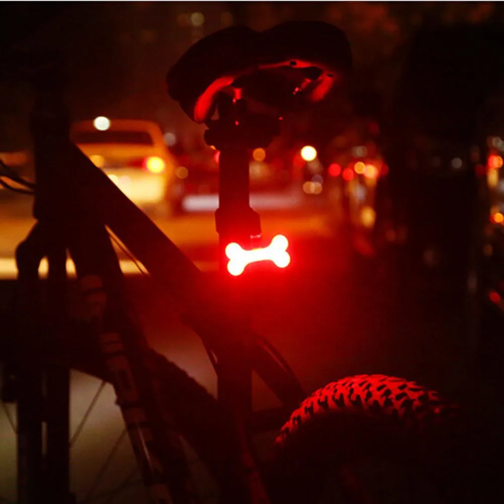 Top NEW Creative cool Cycling 24LEDs USB Rechargeable Bike Bicycle Tail Warning Light Rear Safety 5 modes Heart Round Bone shaped 2 Top NEW Creative cool Cycling 24LEDs USB Rechargeable Bike Bicycle Tail Warning Light Rear Safety 5 modes Heart Round Bone shaped 2