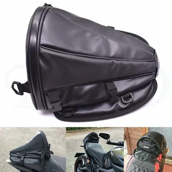 

New carbon fiber color motorcycle tail bag seat backpack handbag for Honda CBR1100XX CBR250R CBR300R CBR600RR CBR954RR VFR800