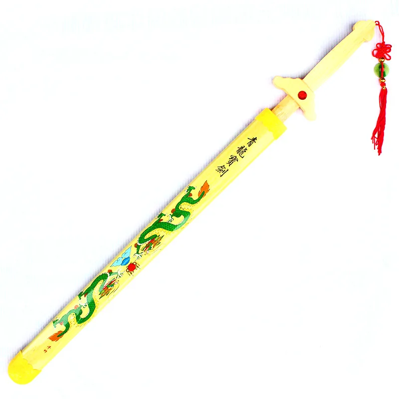 60 см китайский Старый бамбуковый меч даргона детские игрушки для мальчиков подарок на день рождения для детей один рисунок рождественские подарки для мужчин