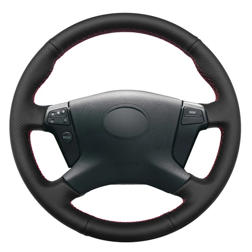 

Black PU Faux Leather DIY Handsewing Car Steering Wheel Cover for Toyota Avensis 2003-2007