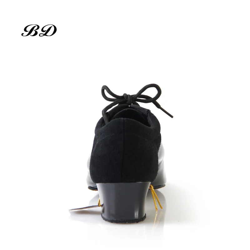 Imported Patent Leather Latin Dance Shoes Ballroom Shoe Modern Soft Cowhide Sole Very Wearable Heel 4.5 cm BD 417 JAZZ SHOES HOT