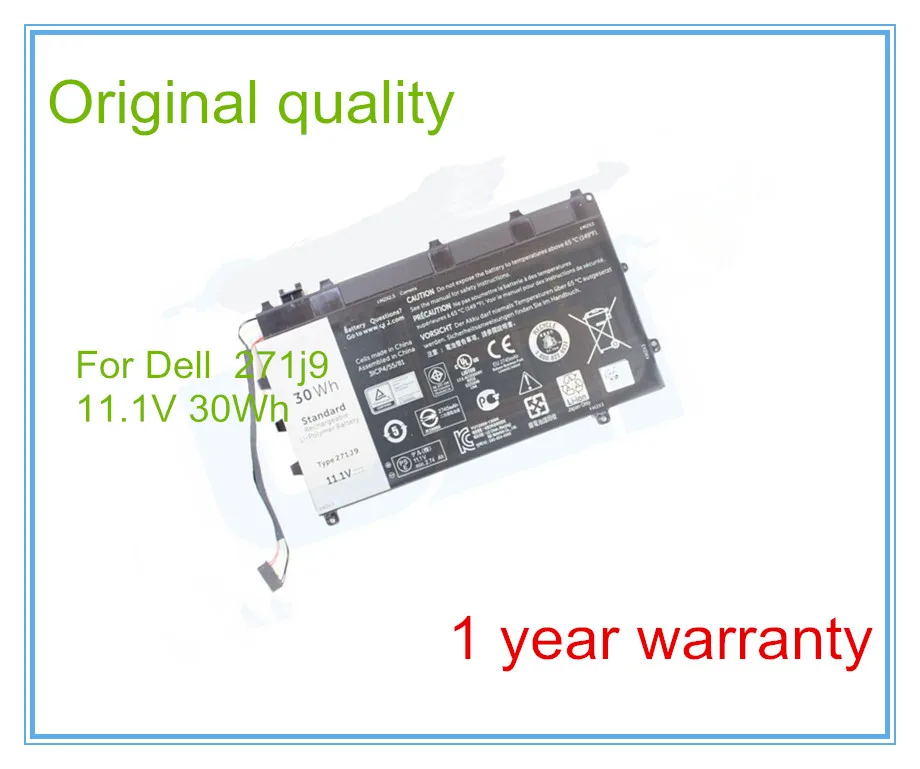 

11.1V 30WH new original 271J9 battery for 271J9 laptop battery Free shipping