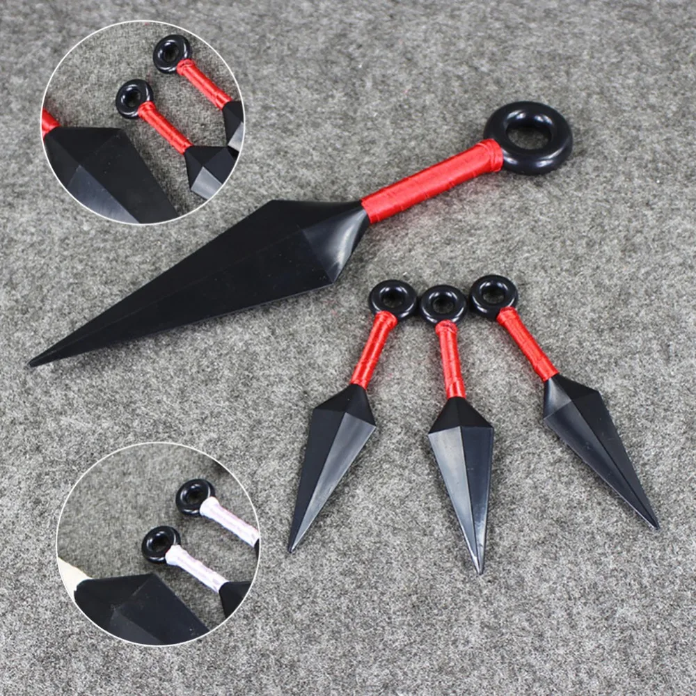 Anime NARUTO Ninja Sarutobi Asuma Plastic Shuriken Rotatable Cosplay Prop Gifts