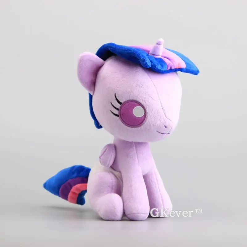 Q версия Luna Horsese Princess Cadance плюшевые игрушки мягкие куклы Детский подарок 25-28 см - Цвет: Purple 25cm