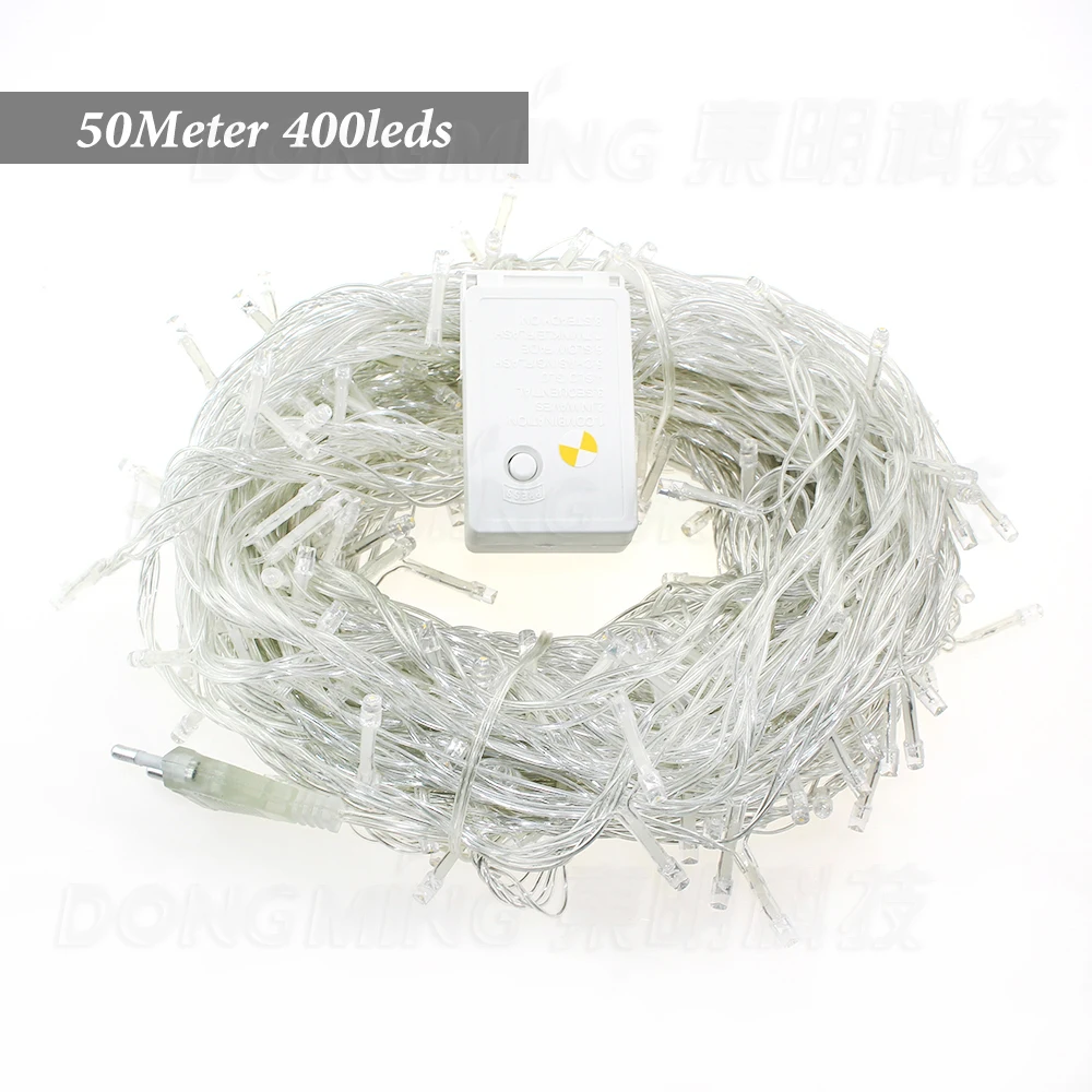 AC110V/220 V 50 M 500 LEDS pesta pernikahan dekorasi LED pohon natal lampu luar Twinkle dipimpin light led string lampu