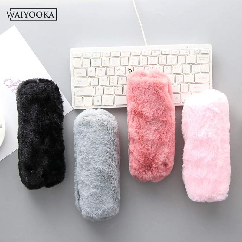 

Creative Plush Cosmetic Bag Travel Makeup Case Women Zipper Organizer Storage Pouch Ladies For Dressing Table Toiletry Wash Kit